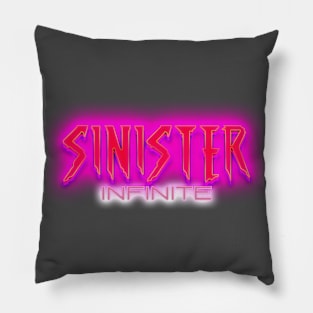 SINISTER INFINITE 80s Text Effects 6 Pillow