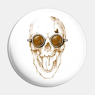 Skull Coffee Pin