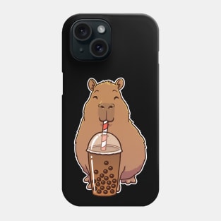 Capybara Bubble Tea Phone Case