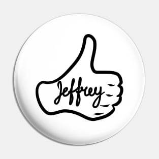 Men name Jeffrey Pin