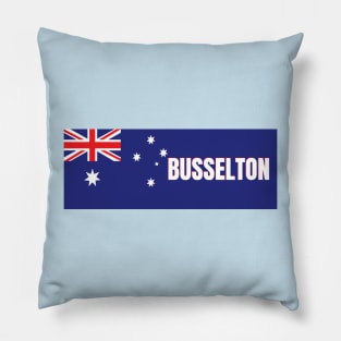 Busselton City in Australian Flag Pillow