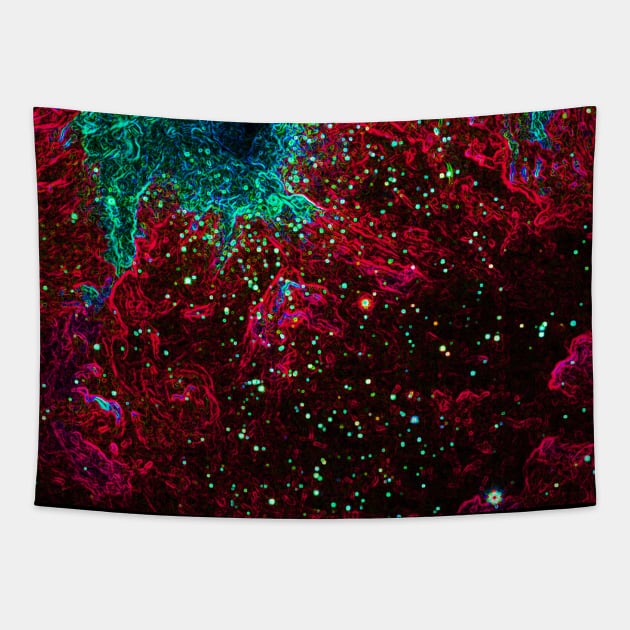 Black Panther Art - Glowing Edges 560 Tapestry by The Black Panther