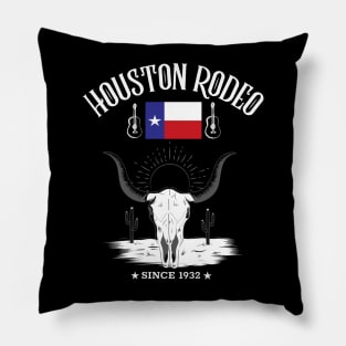 HOUSTON RODEO TEXAS T-SHIRT Pillow