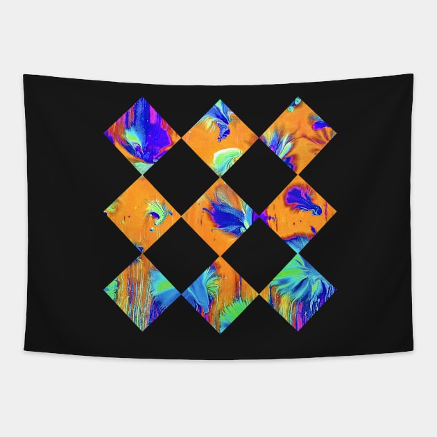 Tropical Tile Tapestry by Klssaginaw