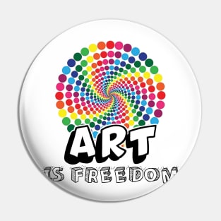 Art is freedom world history art day april Pin