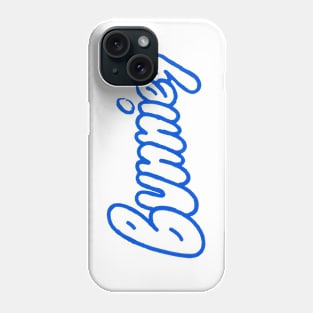 New Jeans NewJeans Bunnies fanbase blue typography | Morcaworks Phone Case