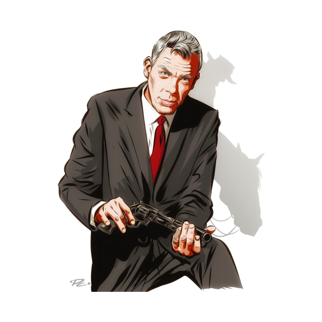 Lee Marvin - An illustration by Paul Cemmick by PLAYDIGITAL2020