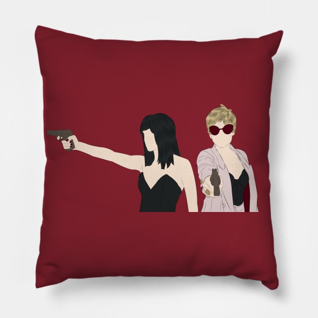 Zulema & Maca - Via A Vis Pillow by LiLian-Kaff