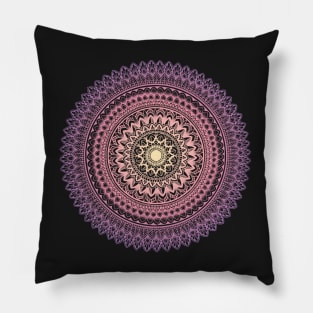 Pink and purple mandala scrub Pillow