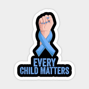 Child Abuse Prevention Awareness Month Blue Ribbon gift idea Magnet