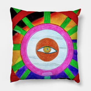 Geometric Art With An Eye Pillow