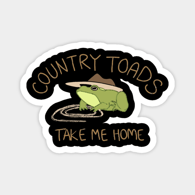 Country toads Magnet by minimalist studio
