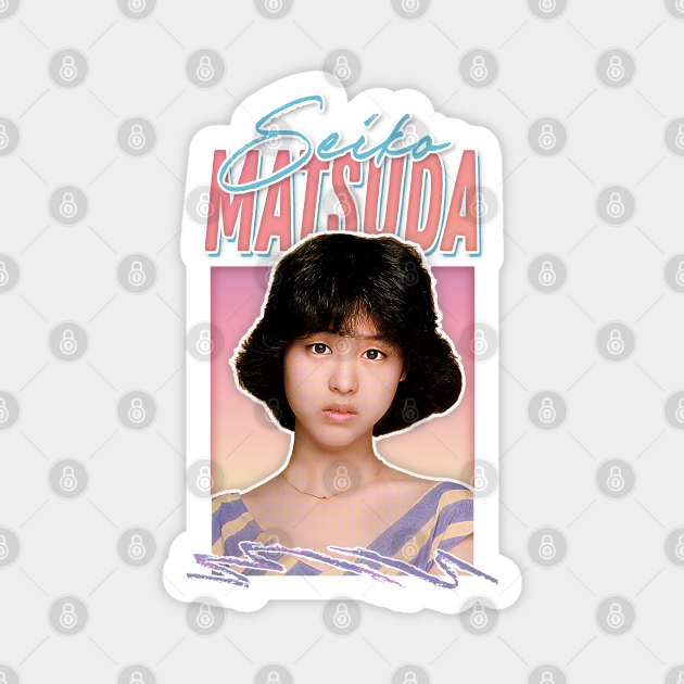 Seiko Matsuda // Retro 80s Fan Art Design - Seiko Matsuda - Magnet |  TeePublic