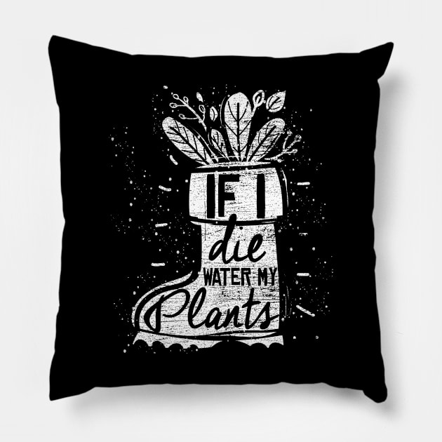 garden gardening plants fruits Pillow by ShirtsShirtsndmoreShirts