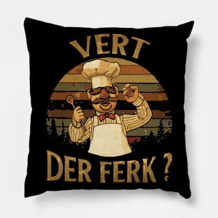 VINTAGE STYLE  - Vert der Ferk Retrocolor Pillow