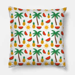 Tropical Summer Pattern Pillow