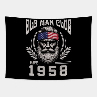 Old Man Club EST 1958 Tapestry