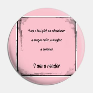 I am a reader Pin