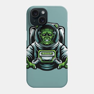 Frankenstein Astronaut Illustration Phone Case