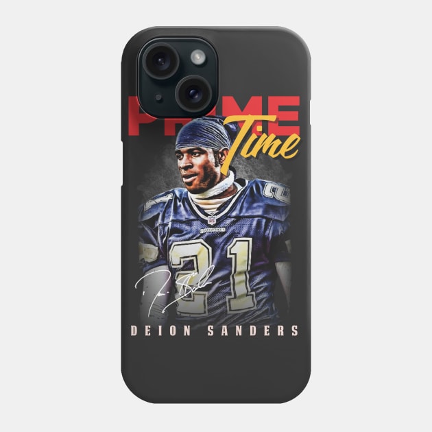 Deion Sanders Aesthetic Tribute 〶 Phone Case by Terahertz'Cloth