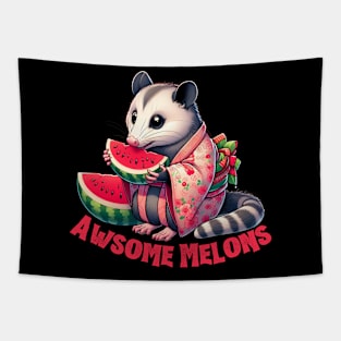 Watermelon possum Tapestry