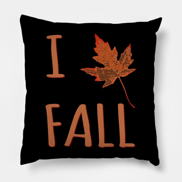 I Love Fall Pillow by Flippin' Sweet Gear