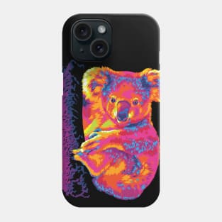 The Warm Rainbow Koala Phone Case