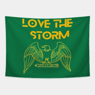 Eagle - Love the storm Tapestry