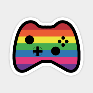 Video Game Controller LGBTQIA Gamer Magnet