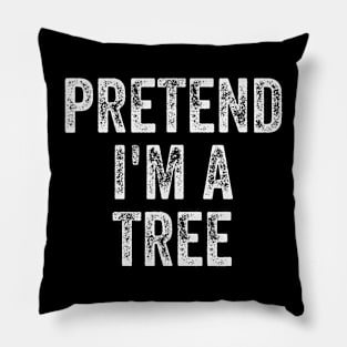 Lazy Halloween Costume  Simple Easy Pretend Im A Tree Pillow