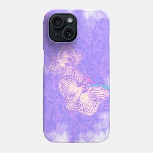 Orchid in a Pressed style Phone Case