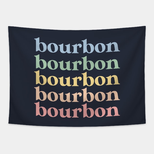 Funny Bourbon Gift Retro Bourbon Tapestry by kmcollectible