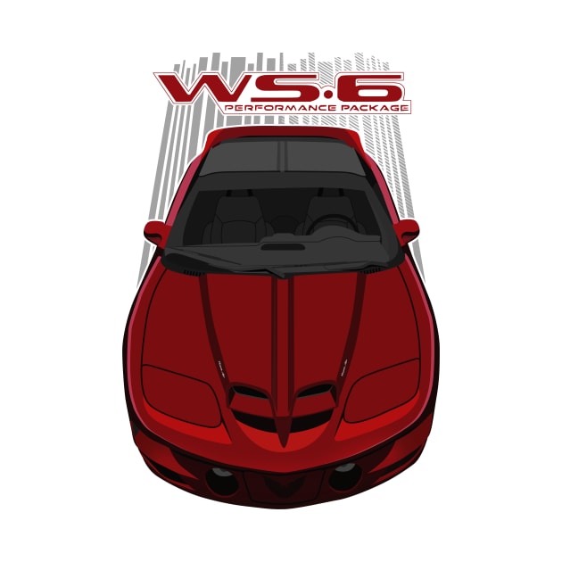 Pontiac Trans Am WS6 4thgen - Maple Red by V8social