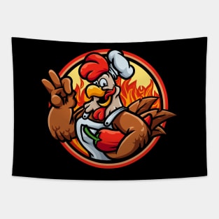 SPICY ROOSTER Tapestry