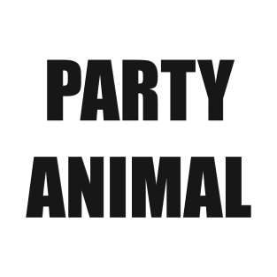 Party Animal (Black) T-Shirt