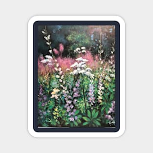 Lupins - Quebec Wildflowers Magnet