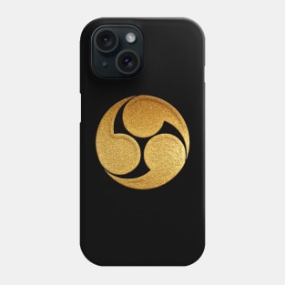 Gold Migi Mitsu Tomoe Kamon Phone Case