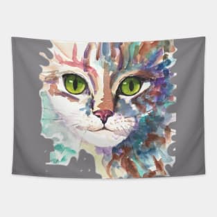 Abstract Cat Tapestry