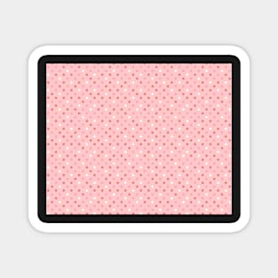 Pink White Red Polka Dots Cute Magnet