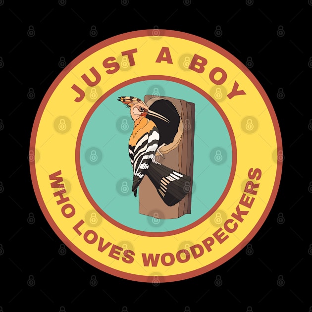 Just a boy who loves Woodpeckers by InspiredCreative