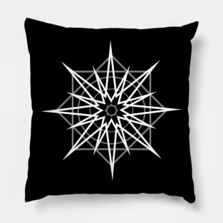 Solstice Star White Pillow