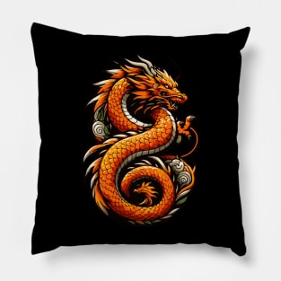 MAJESTIC DRAGON | GOLDEN LUNAR Pillow