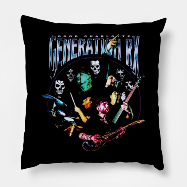 good charlotte new 4 Pillow by RyuZen