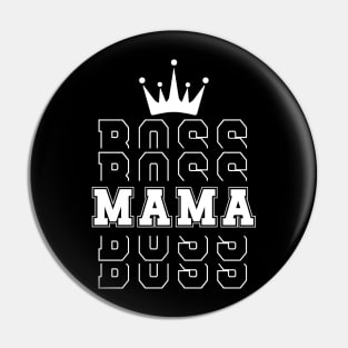 Boss Mom Royalty Pin