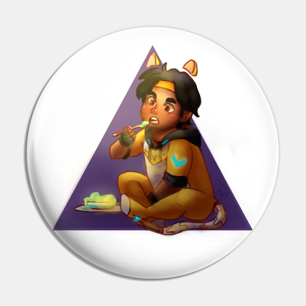 Hunk Pin by LenellyArt