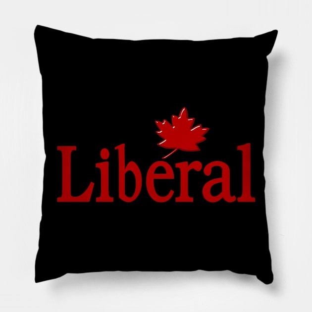 Liberal Party of Canada Pillow by Spacestuffplus