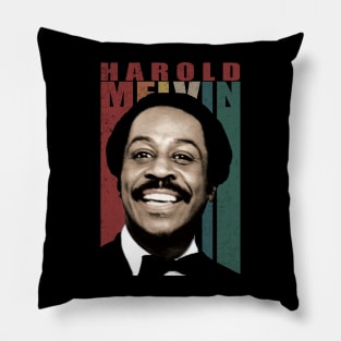 Harold's Harmony Couture Tribute T-Shirts, Elevate Your Style with Legendary R&B Essence Pillow