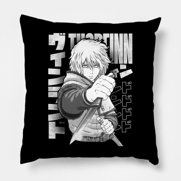 Vinland Saga Thorfinn Pillow by KokkaiBlack