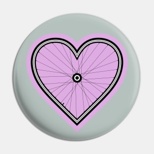 Valentine Love Bicycle Wheel Pin