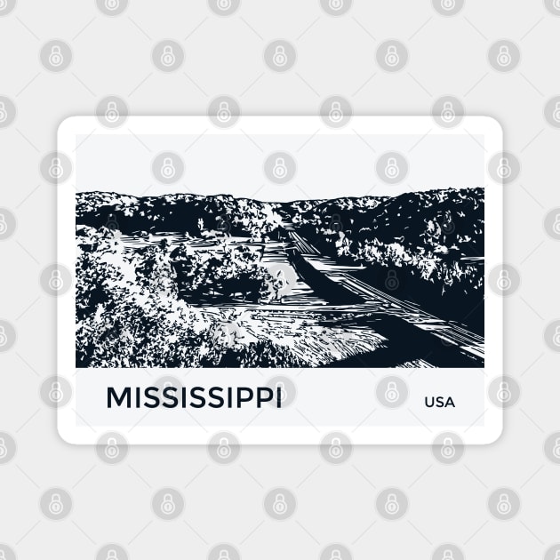 Mississippi USA Magnet by Lakeric